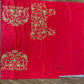 Attractive Red Color Designer Embroidered Satin Silk Lehenga Choli For Women In Tempe