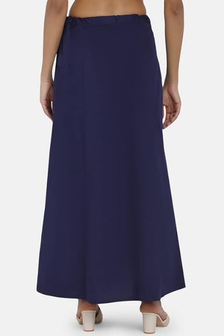 Women Cotton Dark Blue Petticoat For Saree In USA
