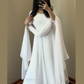 White Color Georgette Anarkali Gown In Peoria