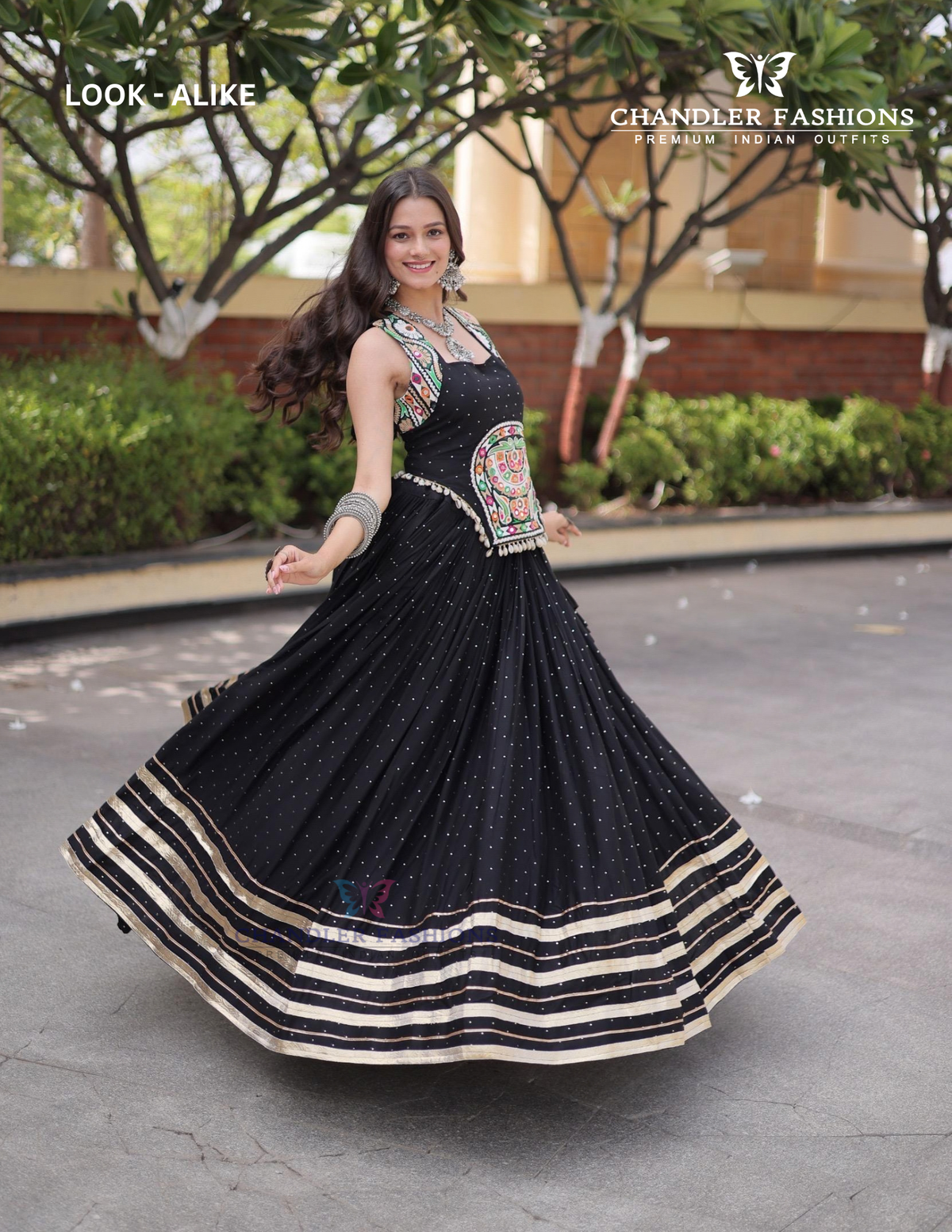 Rayon With Gamthi And Mirror Work Chaniya Choli In Chandler
