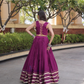 Purple Color Rayon With Gamthi And Mirror Work Chaniya Choli In USA