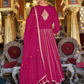 Pink Color Heavy Chinon With Embroidery Work Palazzo Suits In USA