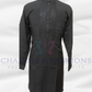 Alluring Black Color Silk Kurta With Pajama Suits For Men
