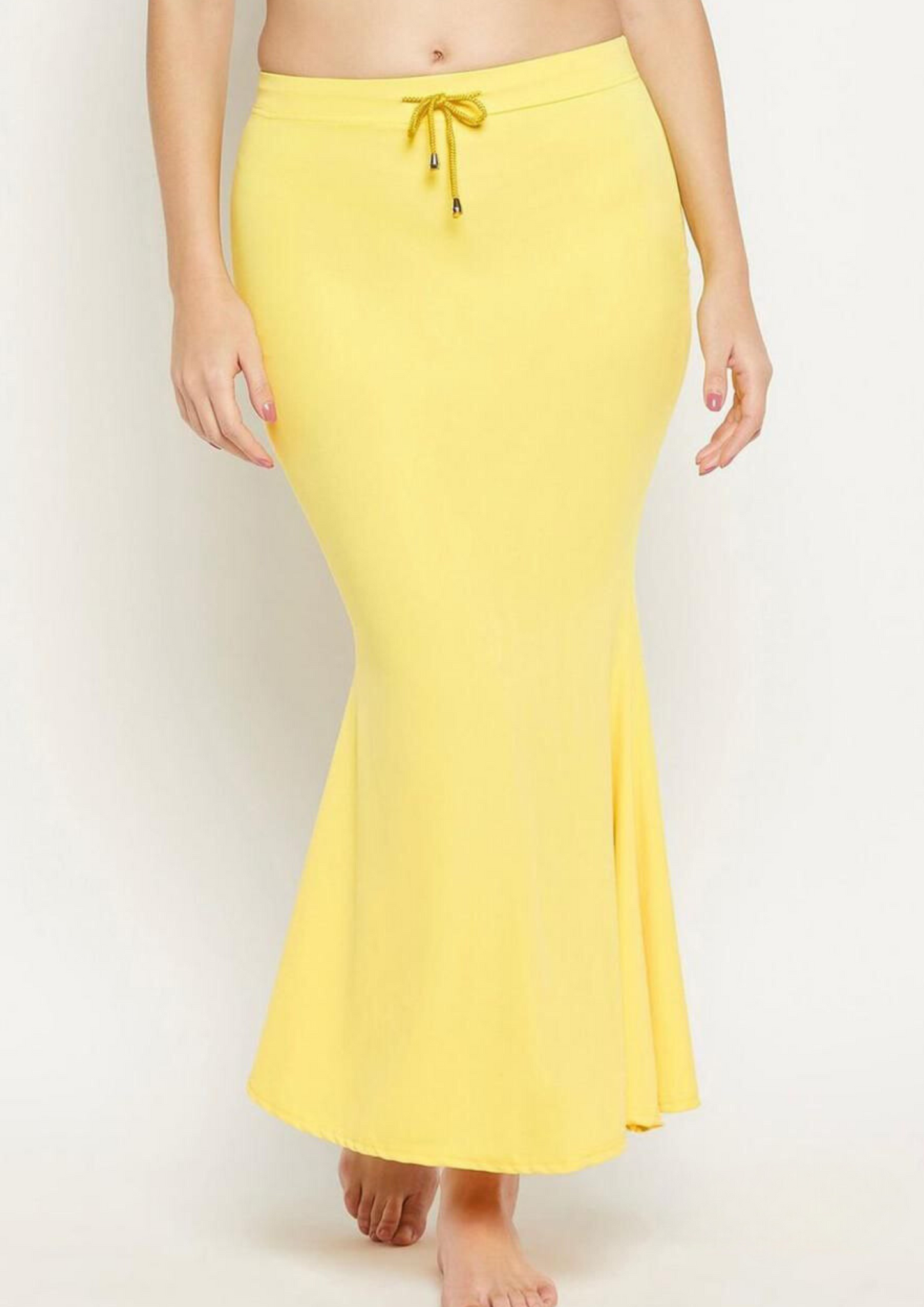 Elegant Yellow Colored Heavy Stretchable Lycra Shape Wear For Women