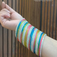 Elegant Multicolor American Diamond Bangles For Women