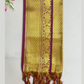Wonderful Purple Color Art Silk Shawl With Golden Zari Work (Ponnadai) For Guest