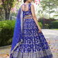 Silk Jacquard With Sequins And Zari Embroidery Lehenga Choli In Arizona