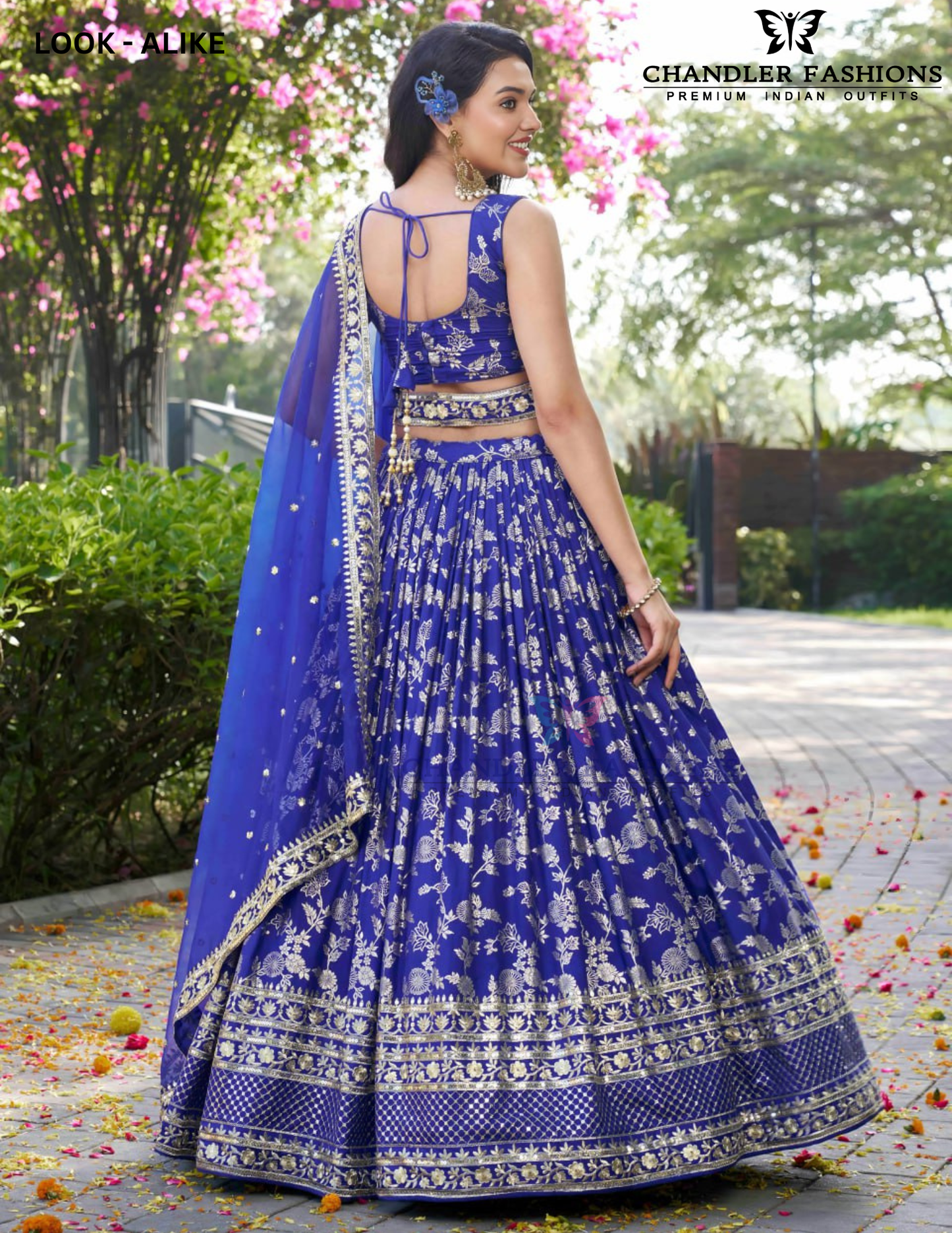 Silk Jacquard With Sequins And Zari Embroidery Lehenga Choli In Arizona