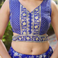Blue Color Lehenga Choli In Suncity