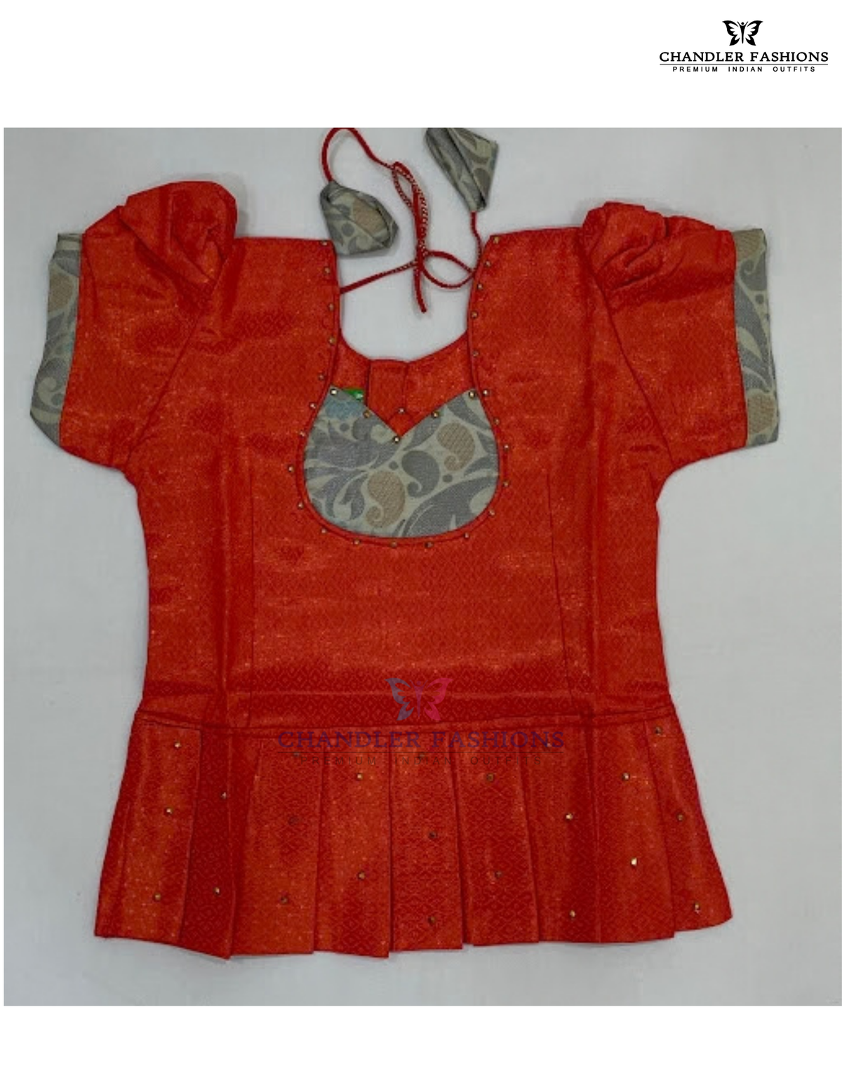  Art Silk Langa Set With Stone Work In Chandler