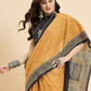 Attractive Yellow Color Cotton With Printed Work Saree Near Me