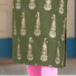 Elegant Green Colored Fancy Embroidery Work Kurti  In Arizona