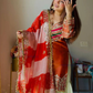 Orange Color Silk With Embroidery And Sequins Work Sharara Suit In USA