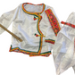 Dazzling White Colored Krishna Costume Wear For Kids