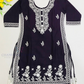 Gorgeous Purple Color Cotton Kurti Suits In USA