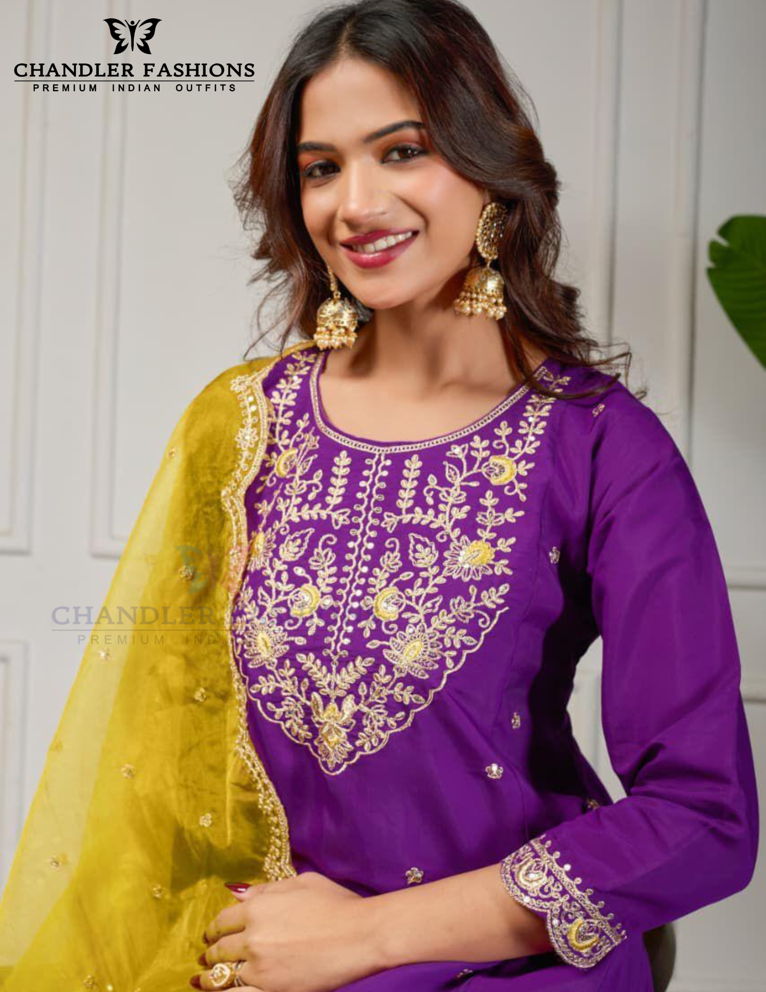Purple Color Roman Silk Salwar Suits In USA