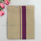 Purple Cotton Shirt With Tissue Zari Work Dhoti Set In Mesa
