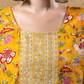 Yellow Color Cotton Blend Salwar Suits In Chandler