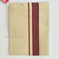 Maroon Color Cotton Shirt With Tissue Zari Work Dhoti Set In Mesa
