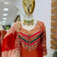 Orange Fendy Silk With Embroidery Work Sharara Suit In Prescott