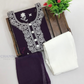 Gorgeous Purple Color Cotton Kurti Suits In Chandler