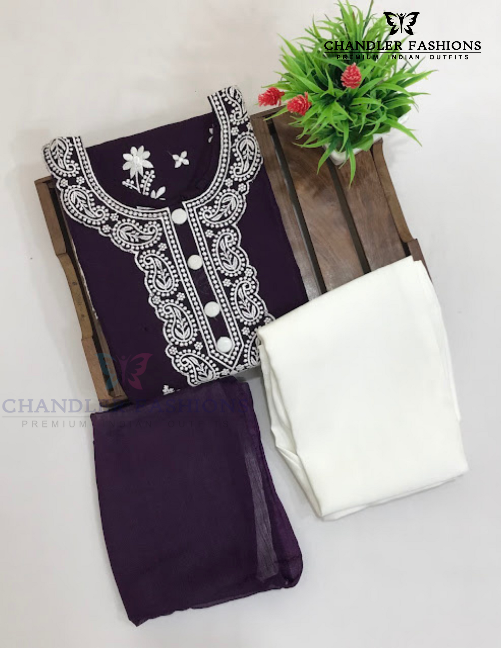 Gorgeous Purple Color Cotton Kurti Suits In Chandler