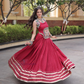 Maroon Color Rayon With Gamthi And Mirror Work Chaniya Choli For Women Near Me