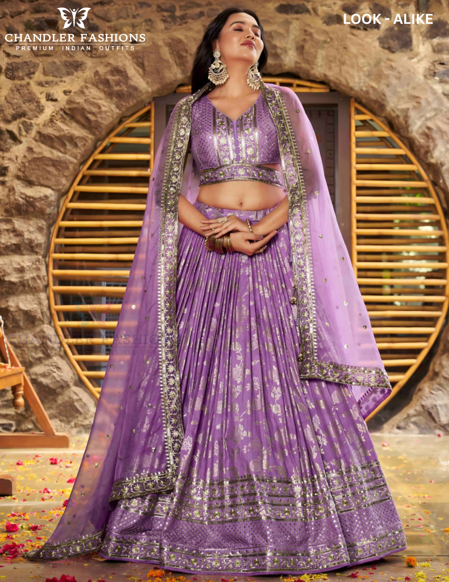 Alluring Magenta Color Silk Jacquard With Sequins And Zari Embroidery Lehenga Choli For Women