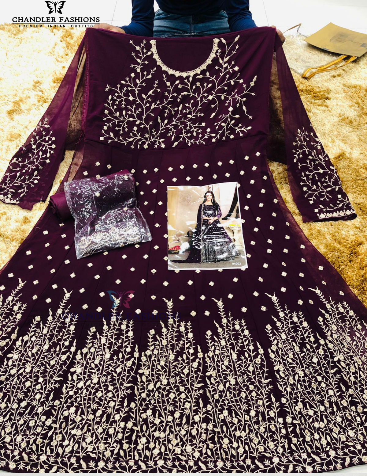 Heavy Georgette With Embroidery Work Anarkali Suit And Dupatta Near Me