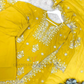 Yellow Color Embroidery And Sequins Work Palazzo Suits In Tucson