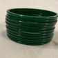 Traditional Plain Green Color Glass Bangles For Women