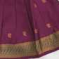 Beautiful Purple Color Art Silk Langa Set With Stone Work In Suncity