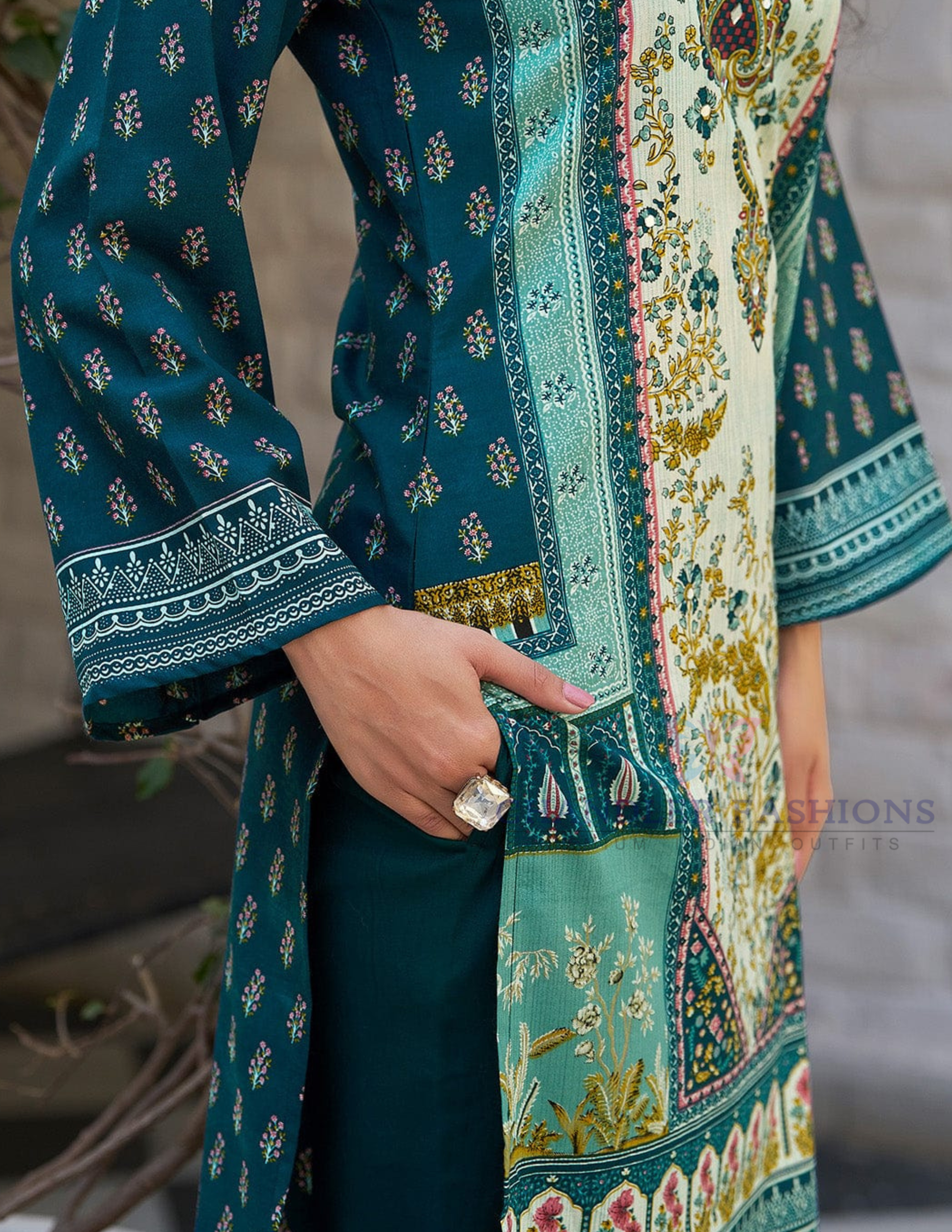 Cotton Blend Salwar Suits In Tempe