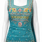 Amazing Teal Green Color Silk With Embroidery Work Sharara Suits With Dupatta For Women