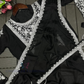Black Color Heavy Rangoli Ready To Wear Saree In USA