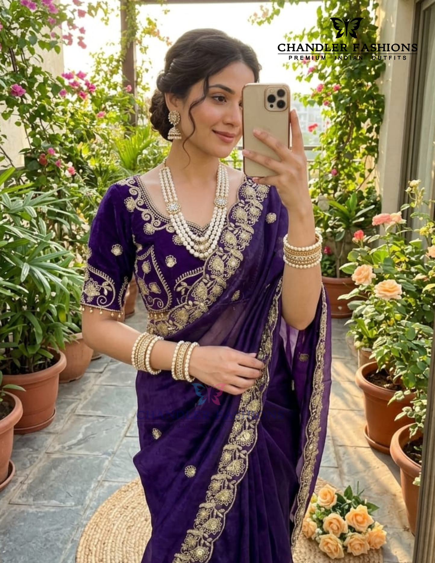 Blue Color Satin With Embroidery And Sequins Work Saree For Women Near Me