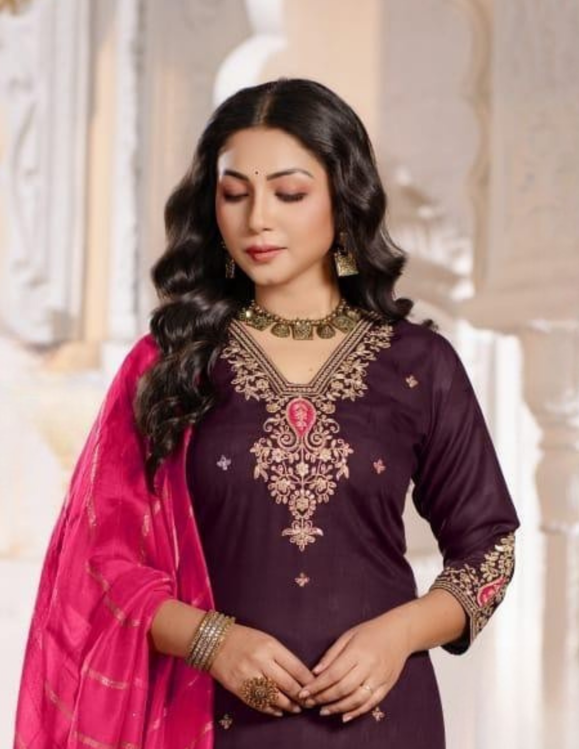 Embroidery WorK Salwar Suits With Dupatta in Chandler