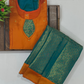 Orange And Green Colored Silk Langa Sets In USA