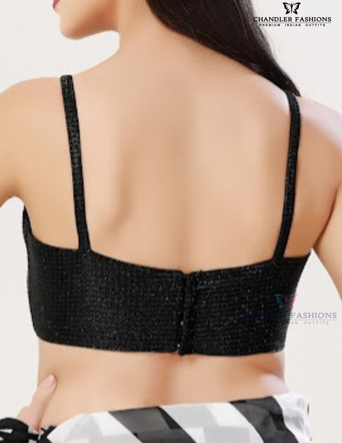 Black Color Georgette Readymade Blouse Near Me