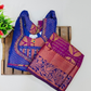 Violet And Purple Color Langa Set With Zari Work In USA