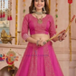 Pink Color Rayon With Print And Gotta Patti Work Chaniya Choli Near Me