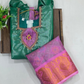 Green And Pink Color Art Silk Langa Set With Designer Zari Work In USA