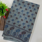 Amazing Gray Color Cotton Saree Print Work Near Me