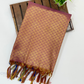 Alluring Purple Color Silk Shawl Ponnadai In Tempe