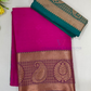 Beautiful Pink Color Soft Silk Saree With Zari Work For Women