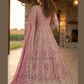 Pink Color Premium Georgette With Heavy Zari And Thread Embroidery Work Near Me