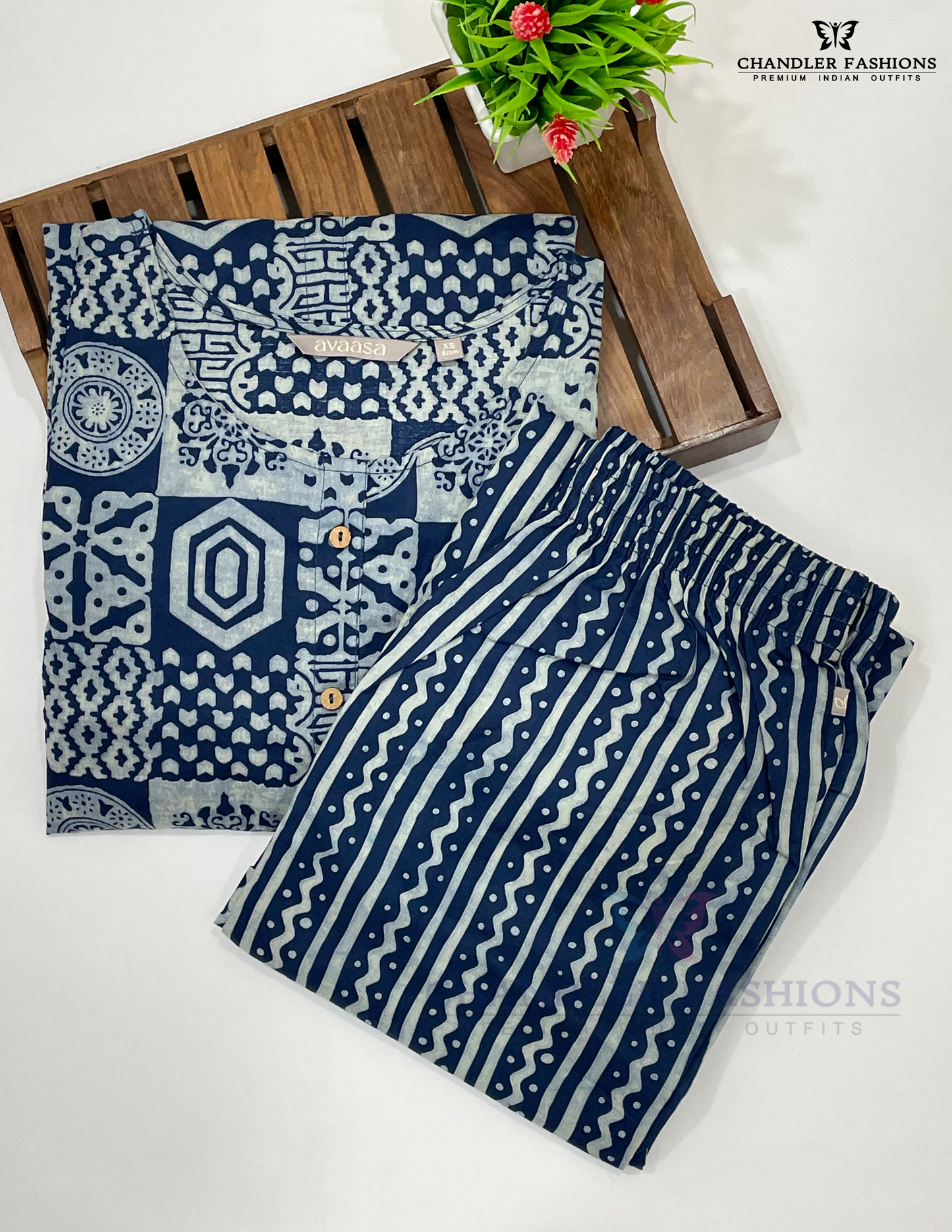 Blue Color Self Design Kurti Suits With Pocket In USA