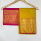 Pretty Mustard Yellow Color Pure Kanchi Silk Gold Zari Work Saree In USA