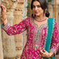 Chinon Embroidery Work Palazzo Suits Near Me