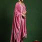 Pink Color Silk Blend With Embroidery Work Salwar Suits Near Me
